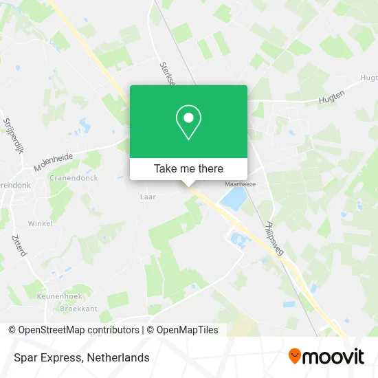 Spar Express map