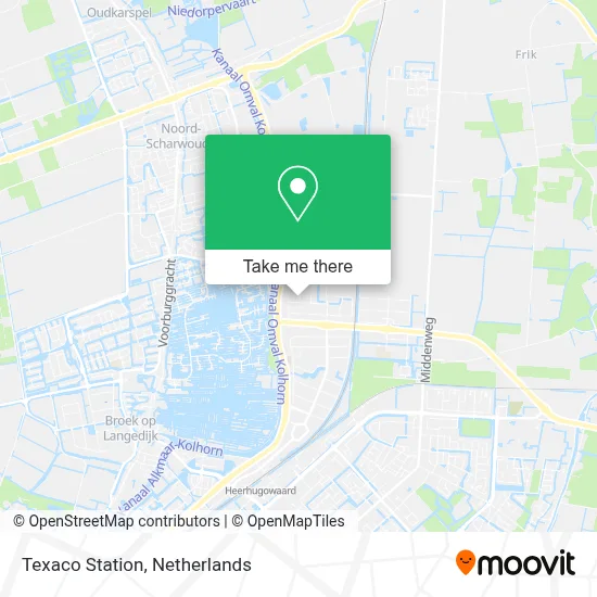 Texaco Station map