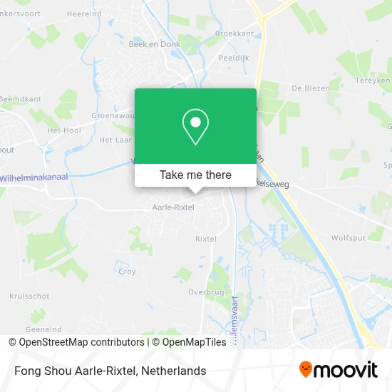 Fong Shou Aarle-Rixtel map