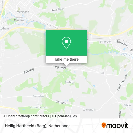 Heilig Hartbeeld (Berg) map