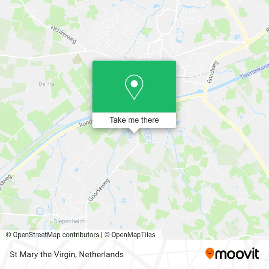 St Mary the Virgin map