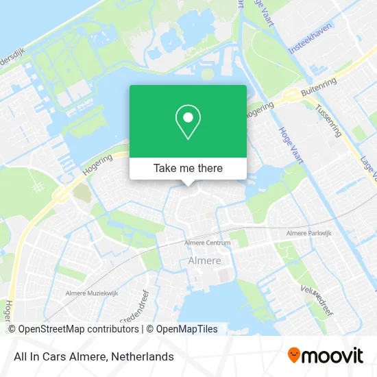 All In Cars Almere map