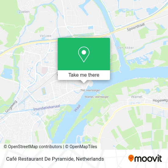 Café Restaurant De Pyramide map