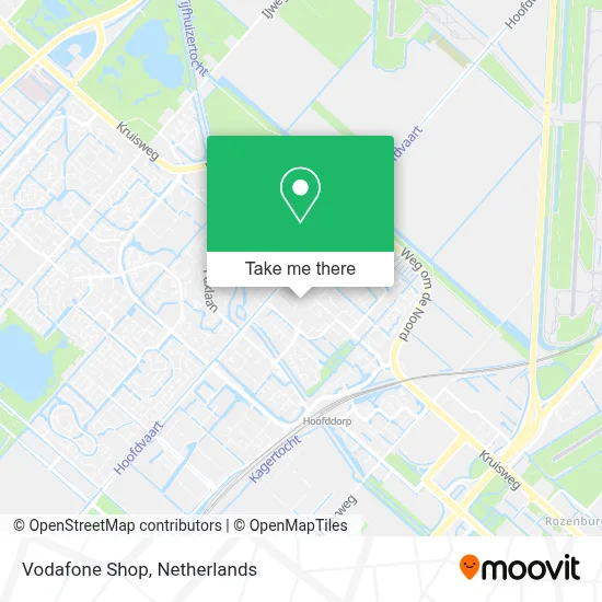 Vodafone Shop map