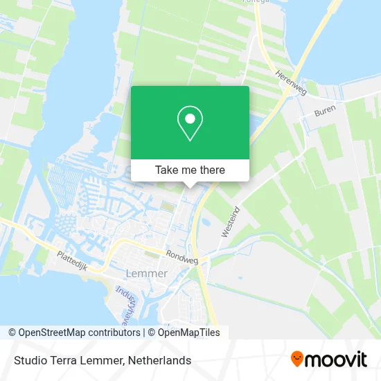 Studio Terra Lemmer map