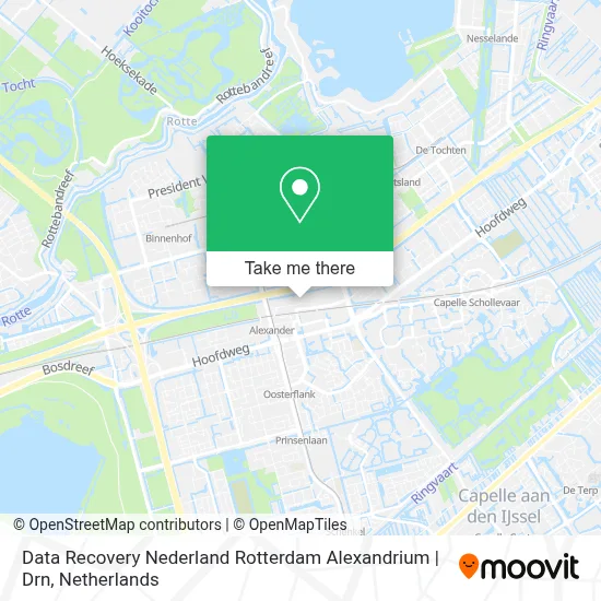 Data Recovery Nederland Rotterdam Alexandrium | Drn map