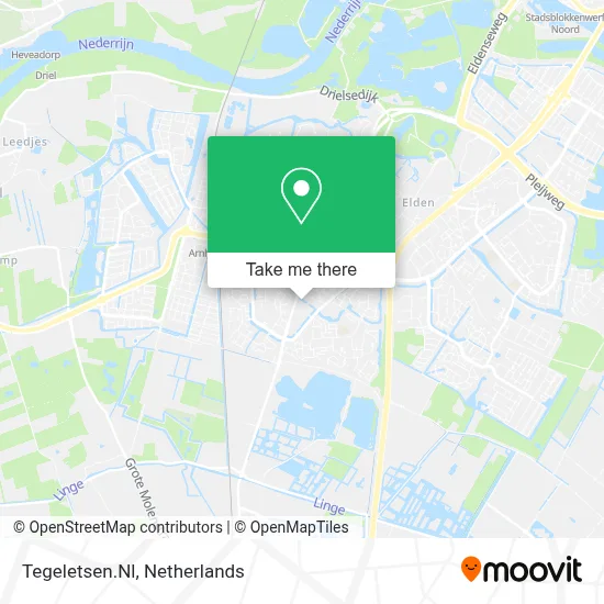Tegeletsen.Nl map