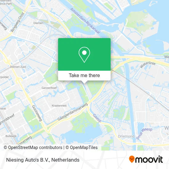 Niesing Auto's B.V. map