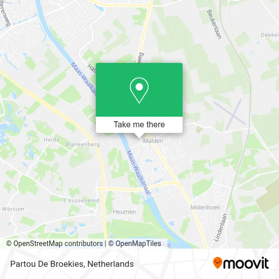 Partou De Broekies map