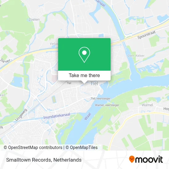 Smalltown Records map