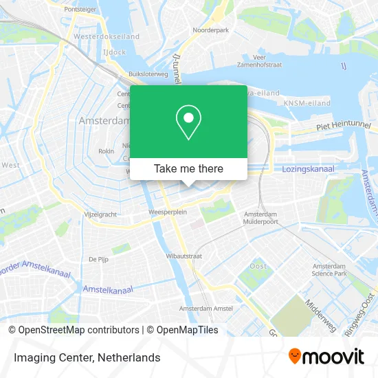 Imaging Center map