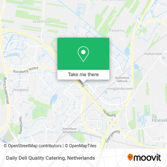 Daily Deli Quality Catering map