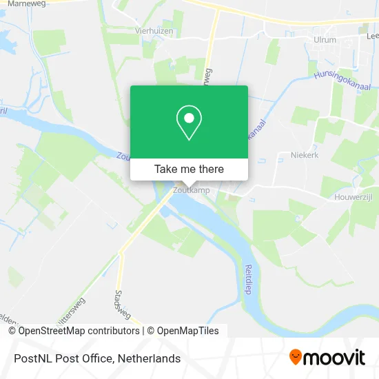 Postnl Postkantoor map