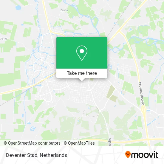 Deventer Stad map