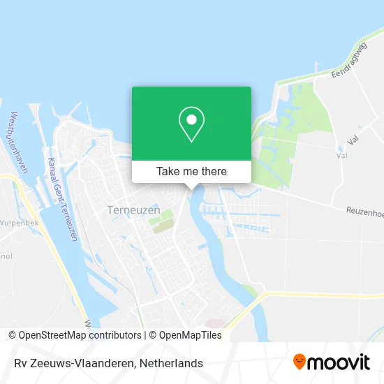 Rv Zeeuws-Vlaanderen Karte