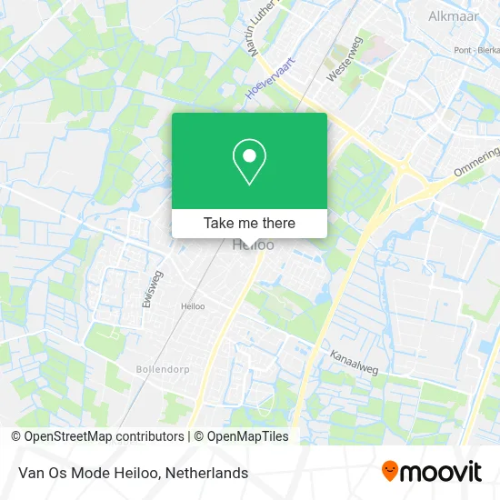 Van Os Mode Heiloo map