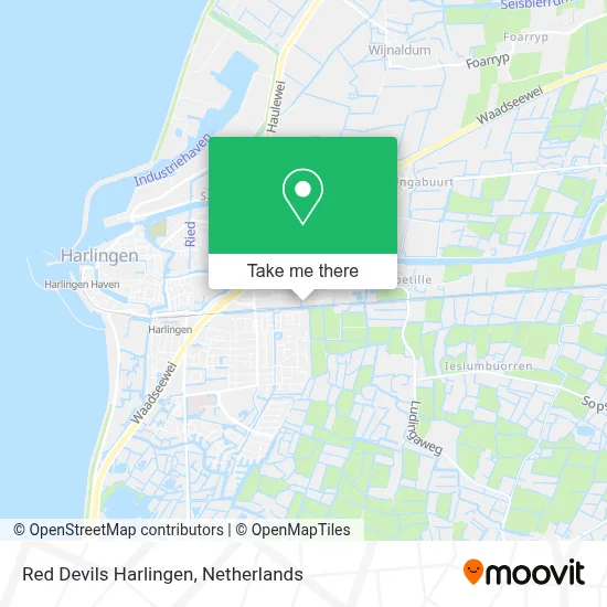 Red Devils Harlingen map
