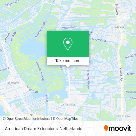American Dream Extensions map