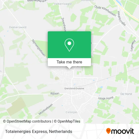 Totalenergies Express map