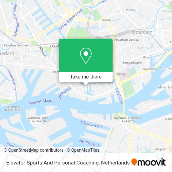 Elevator Sports And Personal Coaching map