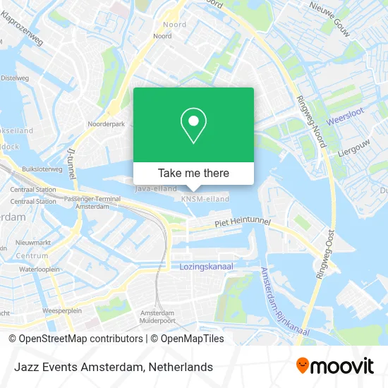 Jazz Events Amsterdam map