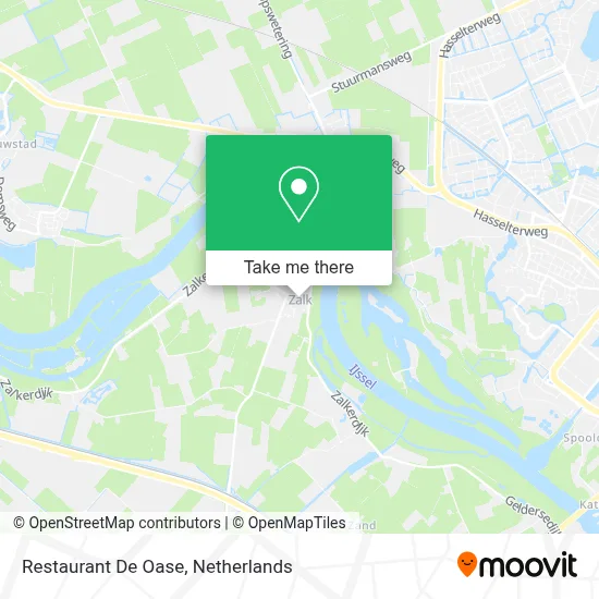 Restaurant De Oase map