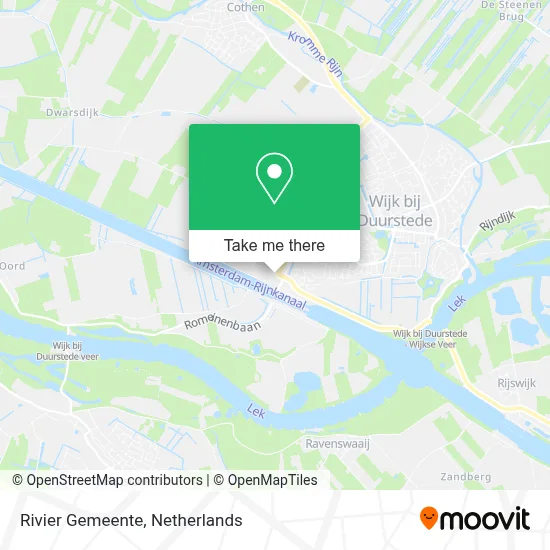 Rivier Gemeente map