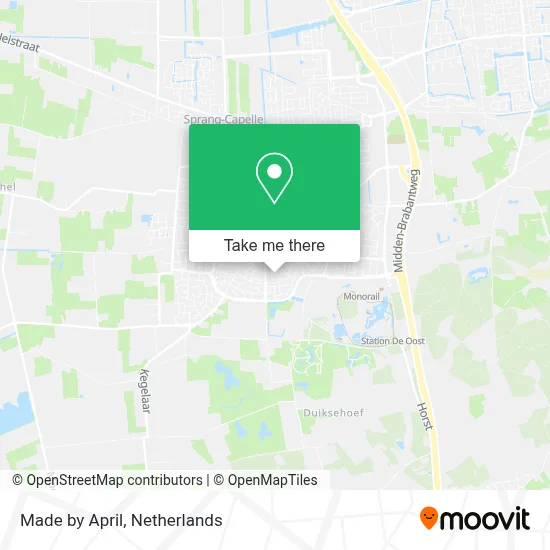 Made by April map