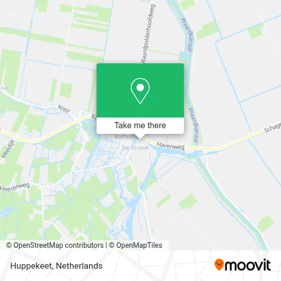Huppekeet map
