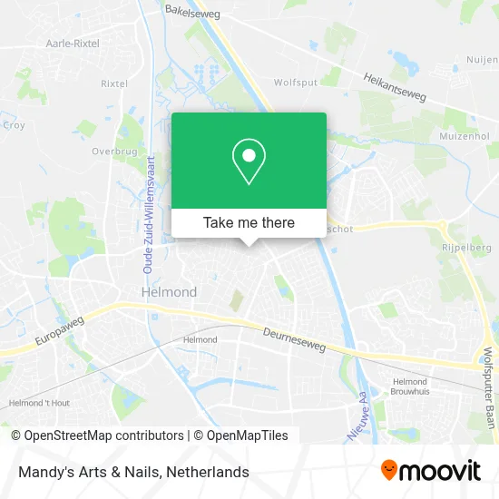 Mandy's Arts & Nails map