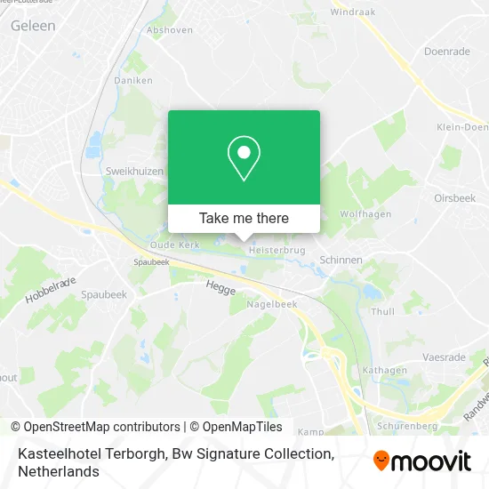 Kasteelhotel Terborgh, Bw Signature Collection map