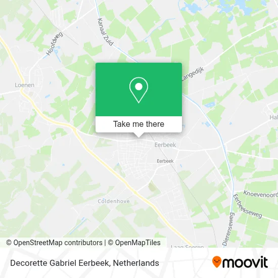 Decorette Gabriel Eerbeek map