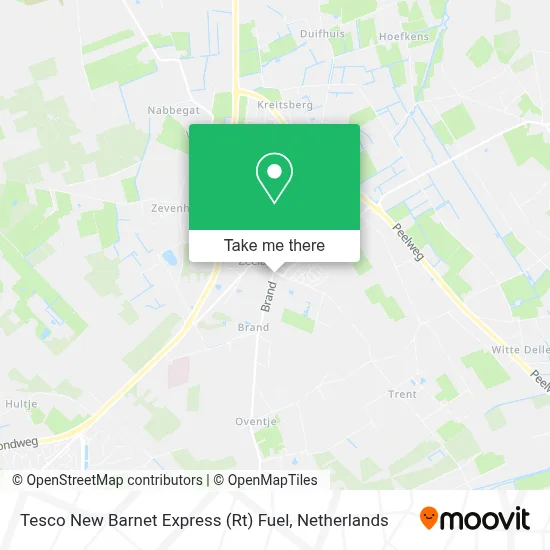 Tesco New Barnet Express (Rt) Fuel map