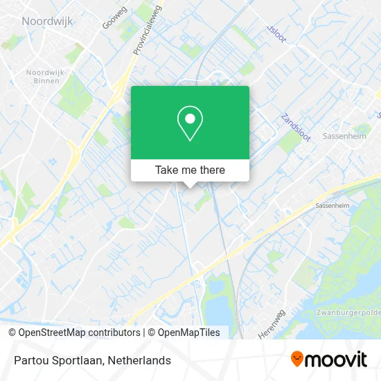 Partou Sportlaan map