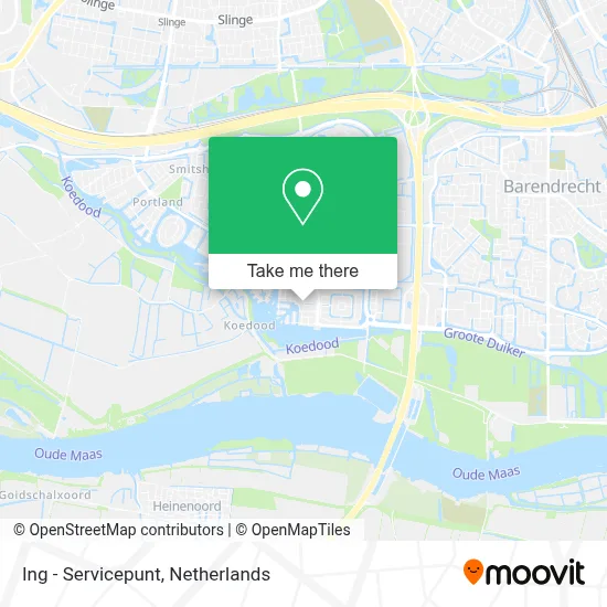Ing - Servicepunt map