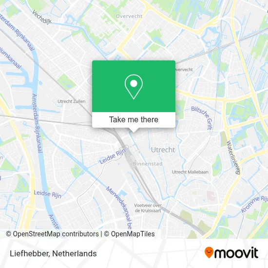 Liefhebber map