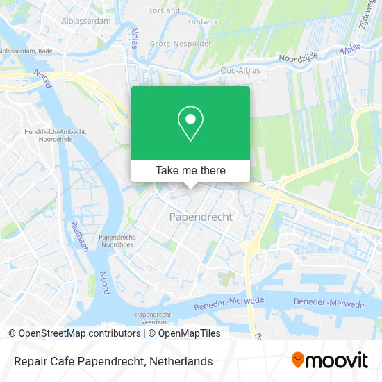 Repair Cafe Papendrecht map