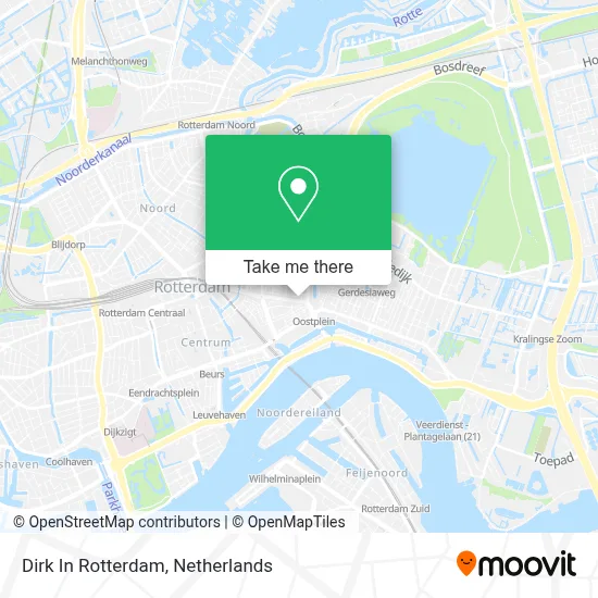 Dirk In Rotterdam map