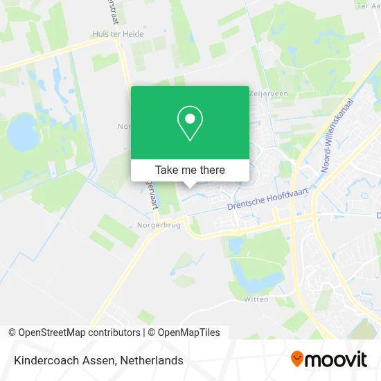 Kindercoach Assen map