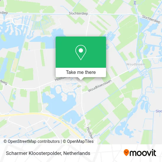 Scharmer Kloosterpolder map