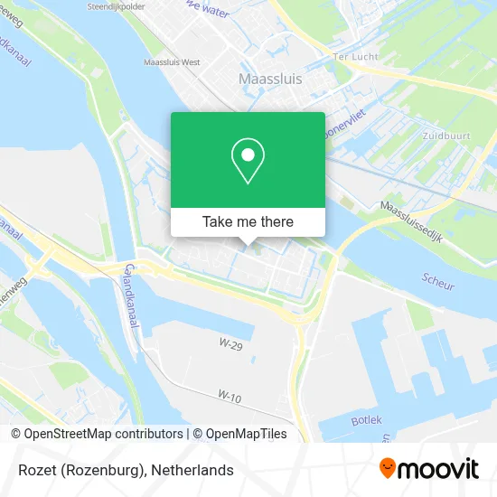 Rozet (Rozenburg) Karte