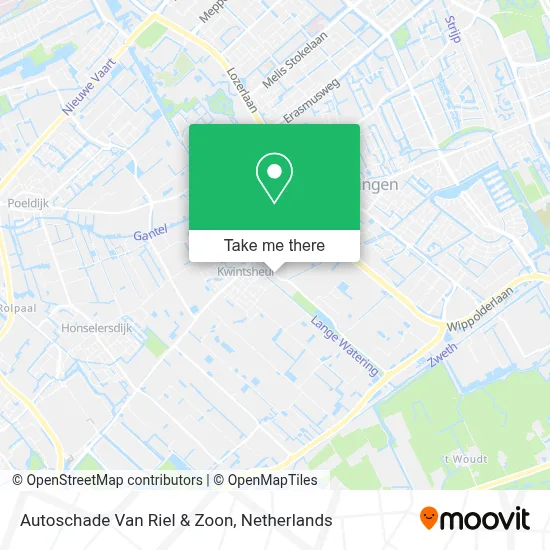 Autoschade Van Riel & Zoon map