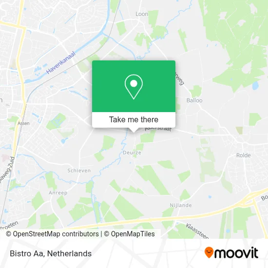 Bistro Aa map