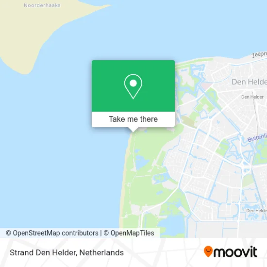 Strand Den Helder map