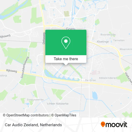 Car Audio Zeeland map