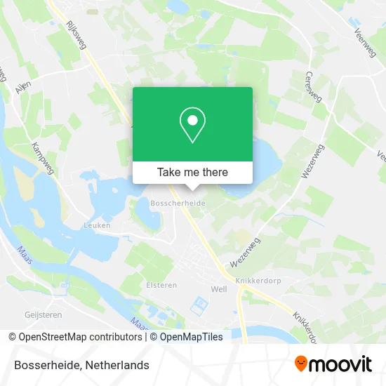 Bosserheide Karte