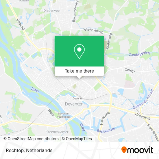 Rechtop map