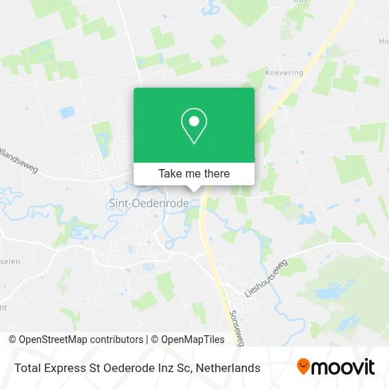 Total Express St Oederode Inz Sc map