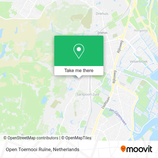 Open Toernooi Ruïne map