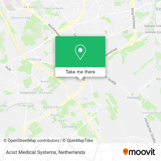 Acist Medical Systems map